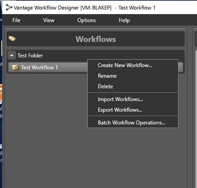 The same Watch node's full action list, only reachable by right-clicking it.
